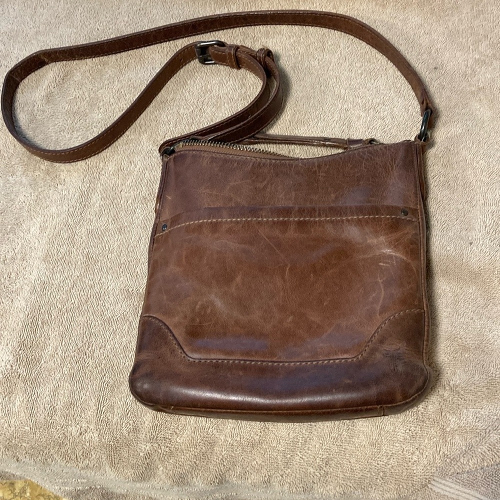 Crossbody all leather Frye purse/handbag